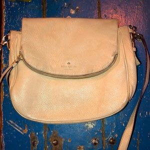 Kate Spade Cobble Hill Devin Beige Cross Body Bag